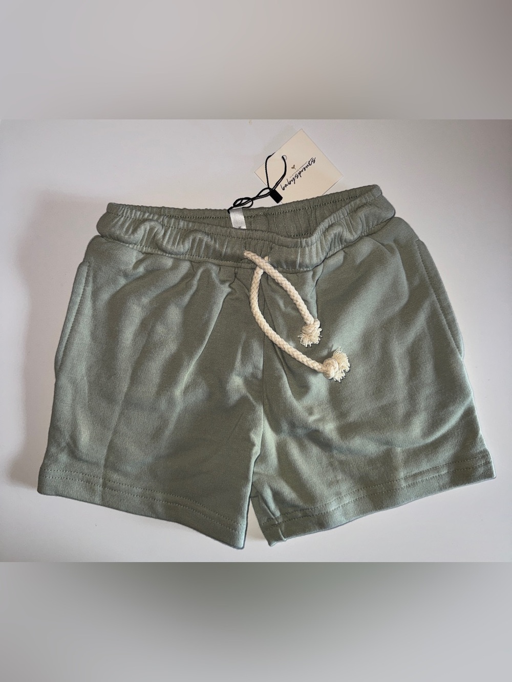 NEW Babysprouts bamboo Everyday Shorts 2T Seagrass green